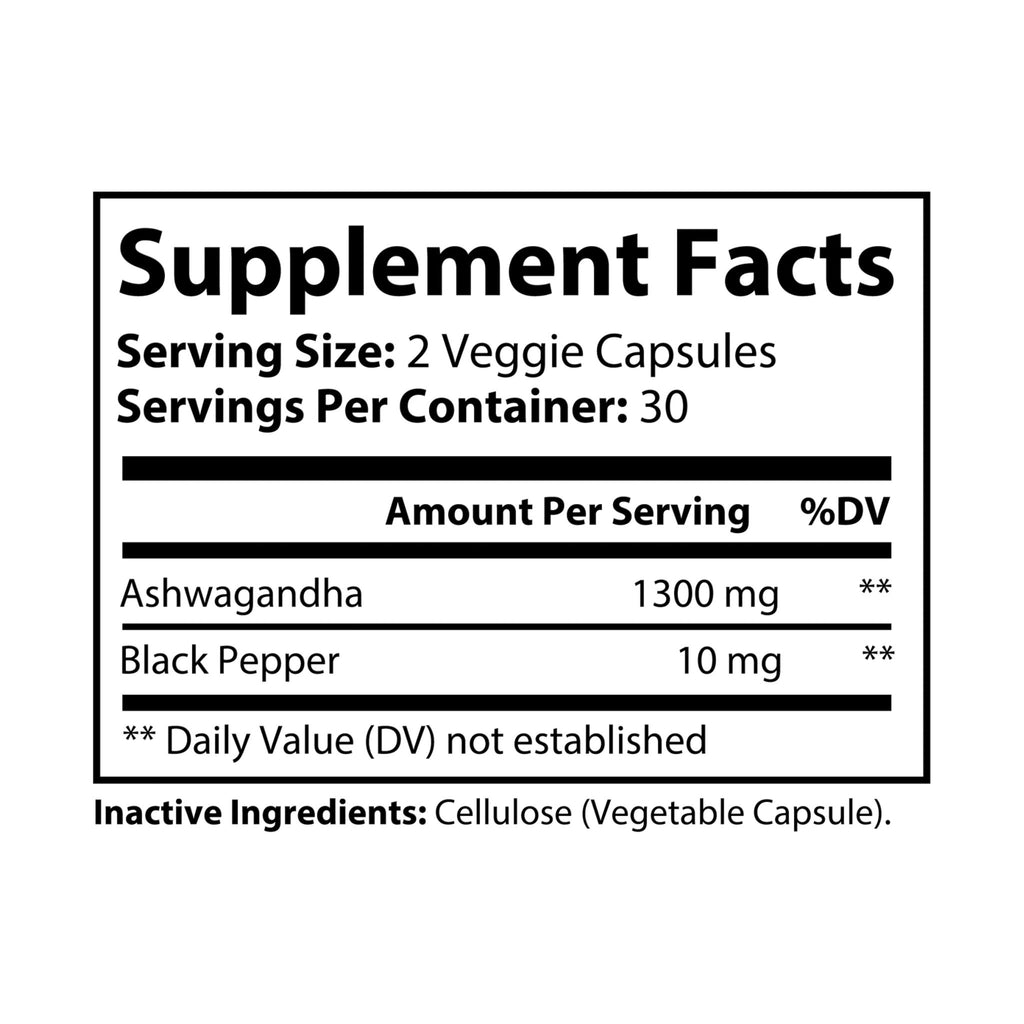Hapi Herbs Ashwagandha Supplement