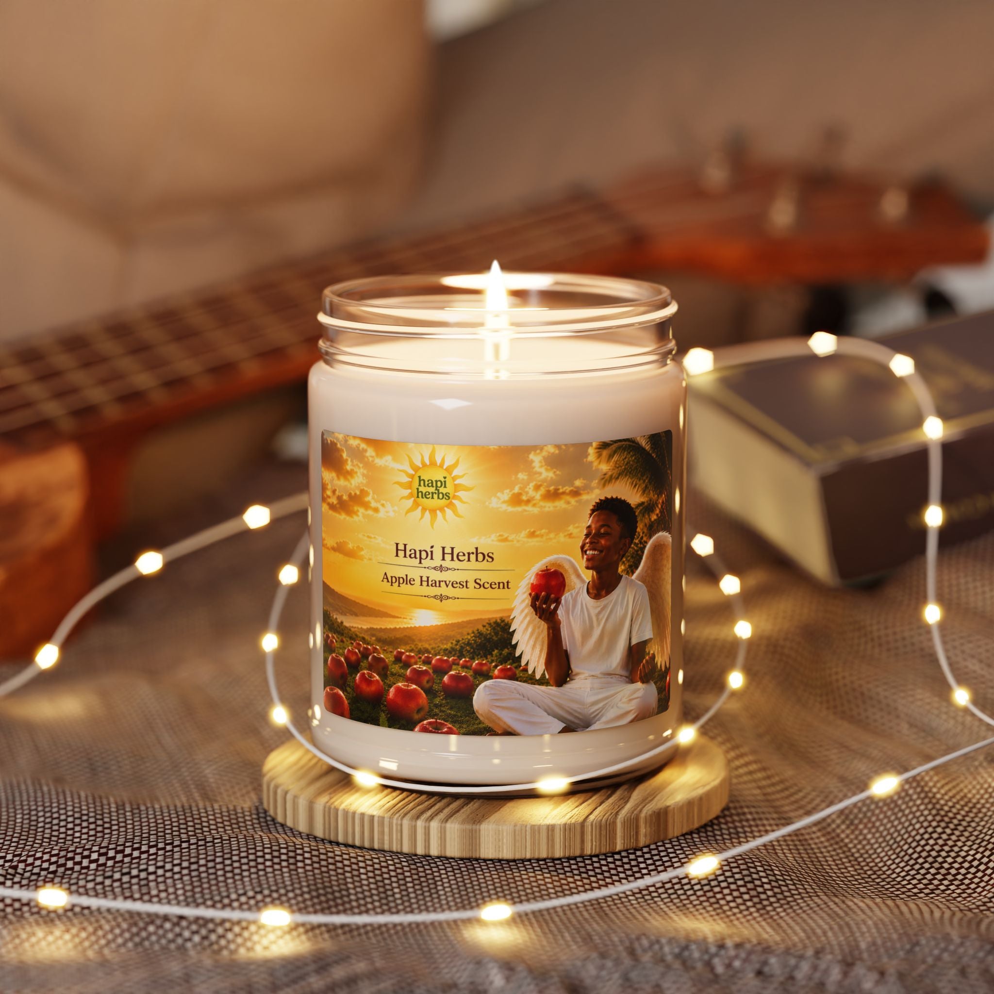 Hapi Herbs Apple Harvest Soy Scented Candle