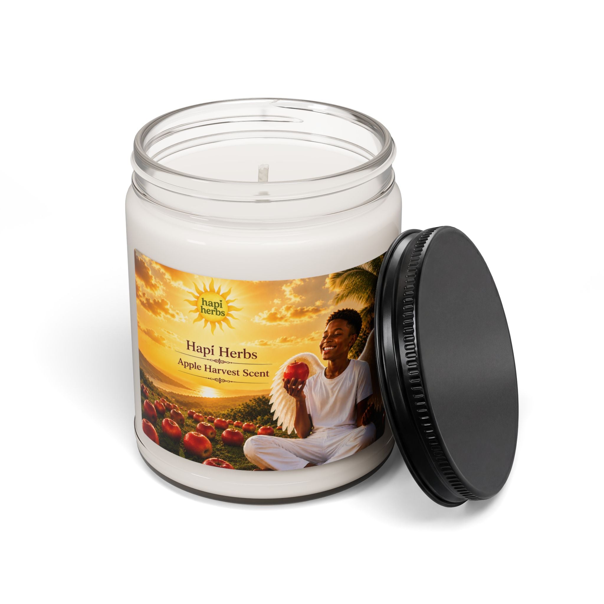 Hapi Herbs Apple Harvest Soy Scented Candle