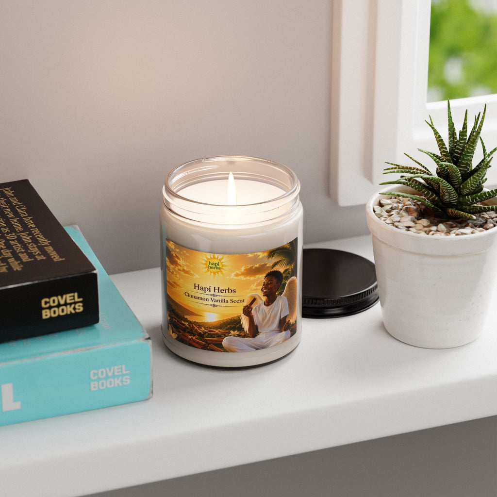 Hapi Herbs Cinnamon Vanilla Soy Scented Candle