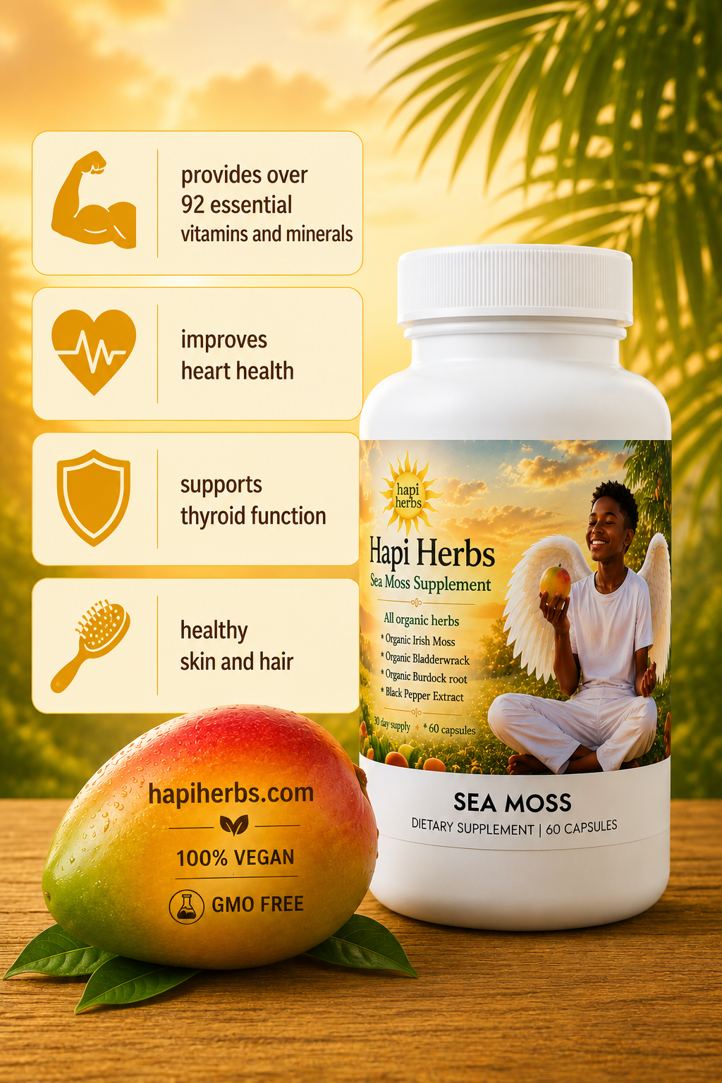Hapi Herbs Sea Moss Supplement